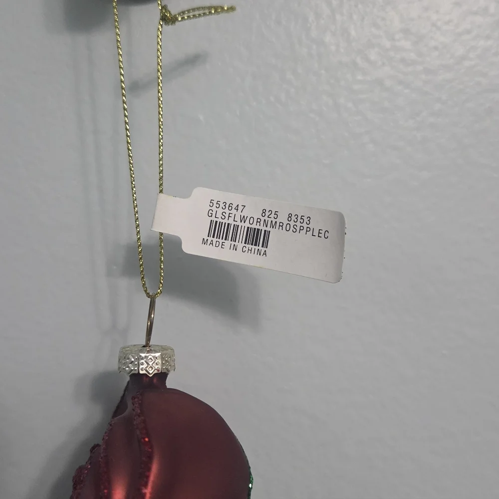 West Elm Rose Ornament